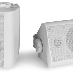 Colunas Passivas Interior/Exterior IP56 2 Vias 4 100W 8ohm Branco (BGO40) Par - Power Dynamics