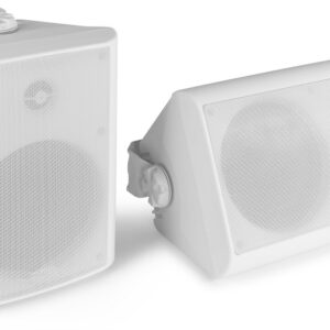 Colunas Passivas Interior/Exterior IP56 2 Vias 6,5 150W 8ohm Branco (BGO65) Par - Power Dynamics