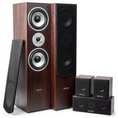Sistema 5.0 Home Theatre 335W RMS (Madeira) - FENTON