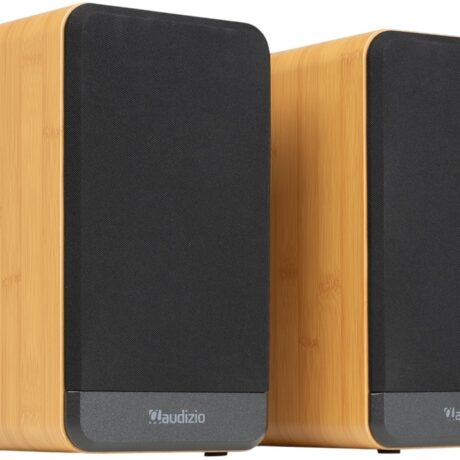 Colunas Amplificadas Estúdio 80W Bluetooth Bamboo (BS10) - AUDIZIO
