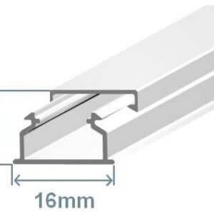 Calha 16x10mm Branca Adesiva (2 mts) - EFAPEL