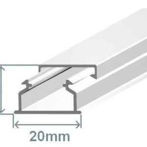 Calha 20x12,5mm Branca (2 mts) - EFAPEL