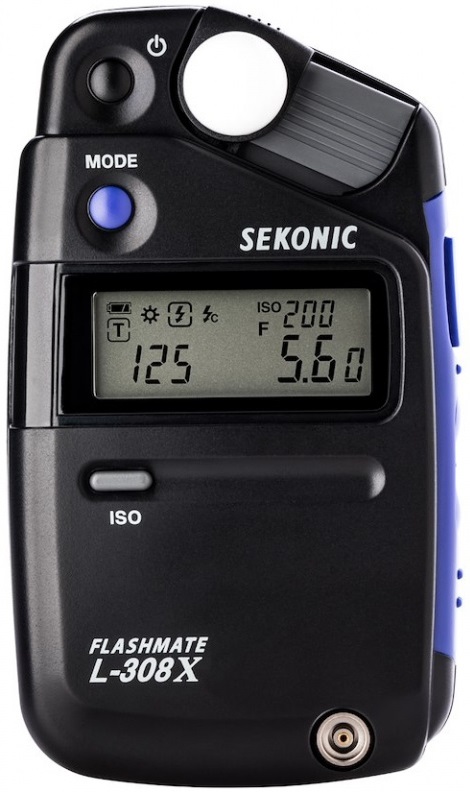 Fotómetro L-308X Flashmate (Preto/Azul) - SEKONIC