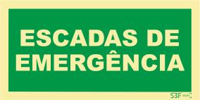 Sa?da de Emerg?ncia - Fotoluminescente (200mmx100mm)