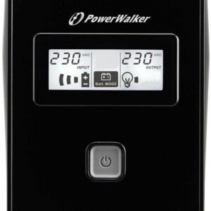 UPS VI LCD 850VA/480W - POWERWALKER