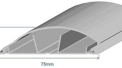 Calha de Chão 75x17mm Cinzenta (2 mts) - EFAPEL