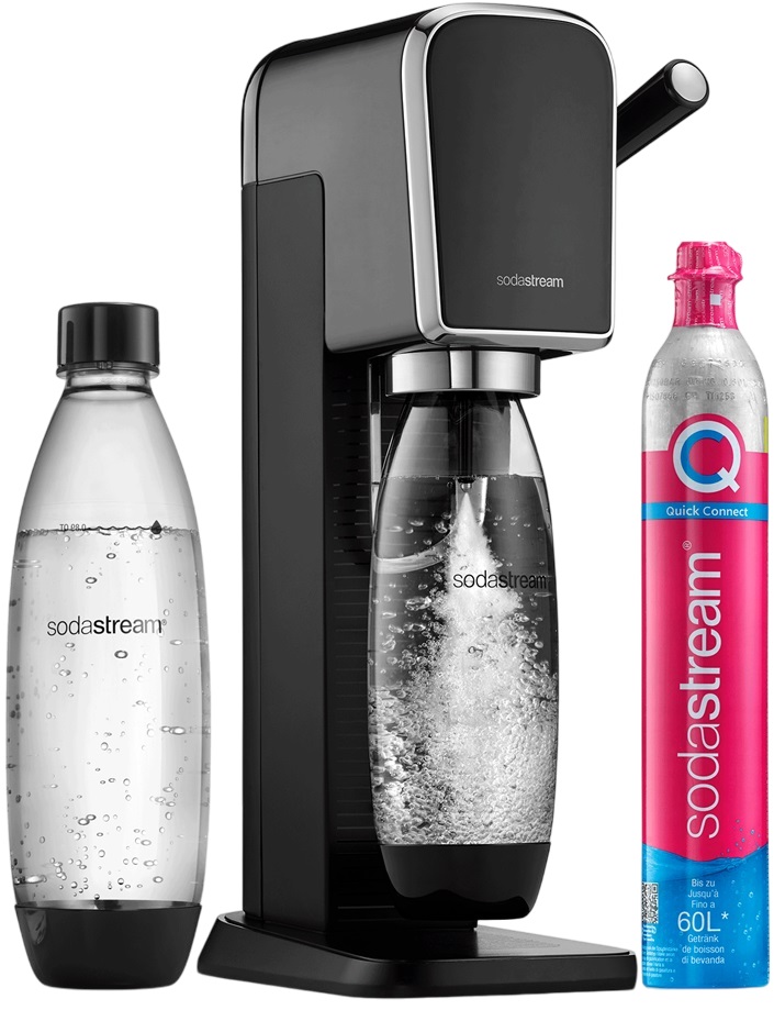 Máquina de Carbonatação de Água c/ Cilindro e Frasco Art - SODASTREAM