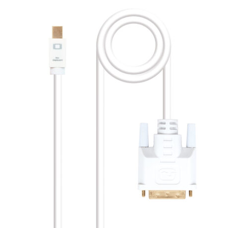 Cabo Mini Displayport Macho - DVI Macho 5M (Branco) - NANOCABLE