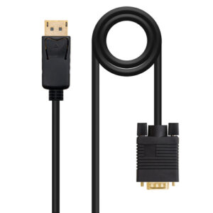 Cabo Displayport Macho - VGA Macho (2 mts) - Nanocable