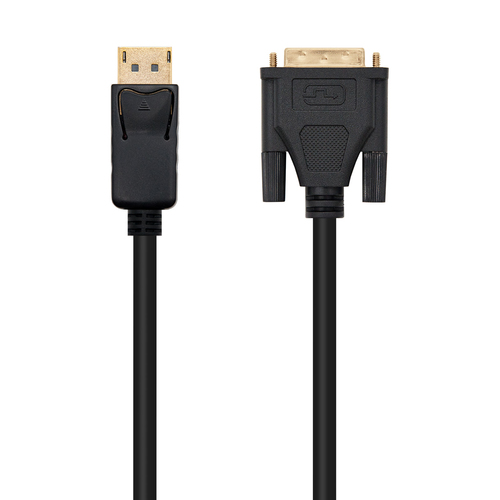 Cabo Adaptador Displayport Macho - DVI Macho (2 mts) - Nanocable