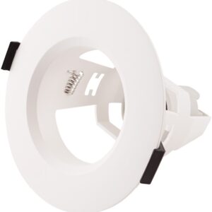 Suporte de Encastre Ø120mm p/ Lâmpada E27 (Branco) - GSC