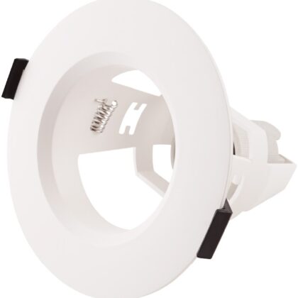 Suporte de Encastre Ø120mm p/ Lâmpada E27 (Branco) - GSC