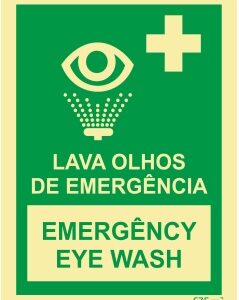 Sinal de Emerg?ncia - Fotoluminescente (150mmx200mm)