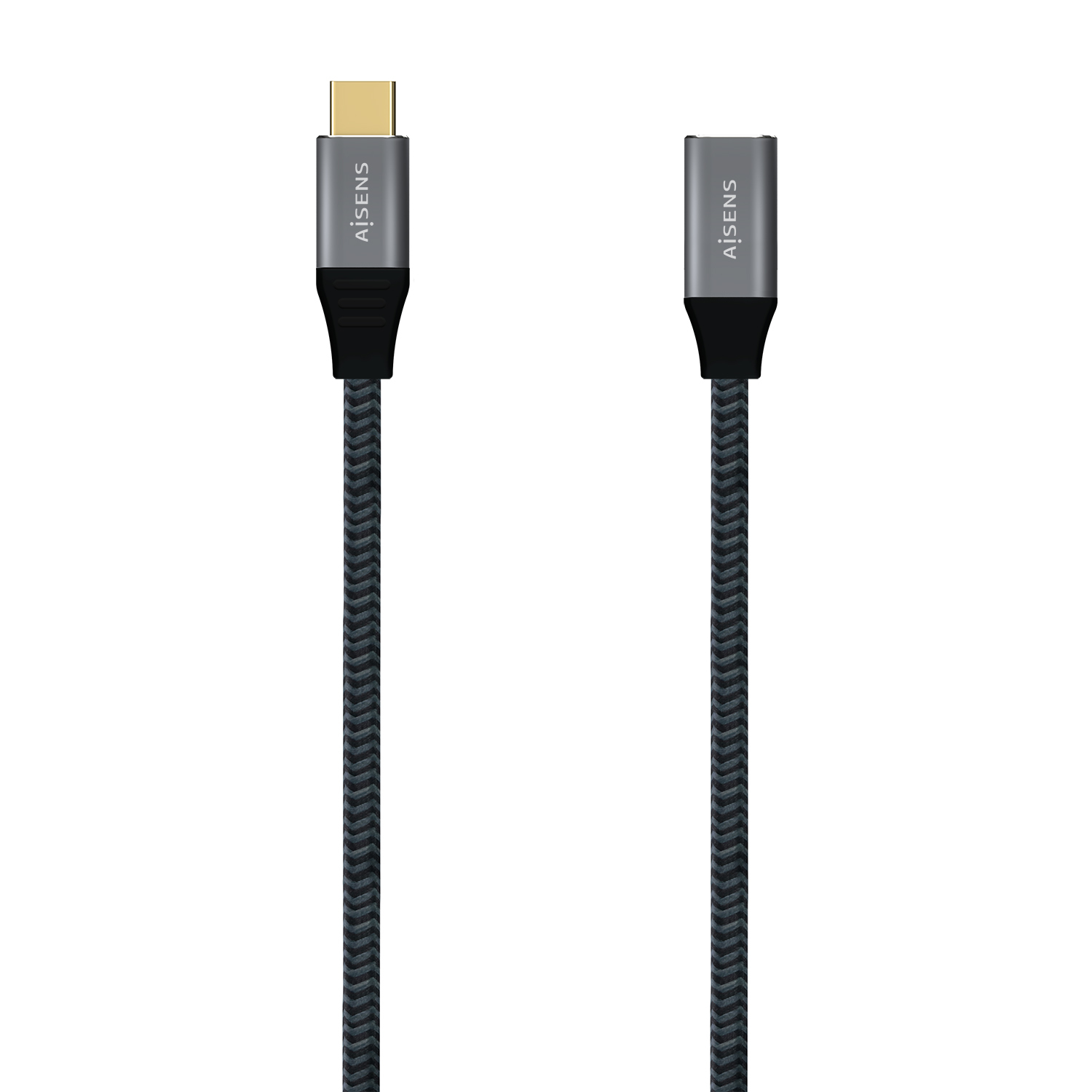 Cabo Aisens Usb 3.2 Tipo C 1m Cinza