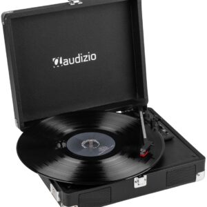 Gira Discos RP111BK 33/45/78 RPM (Preto) - AUDIZIO