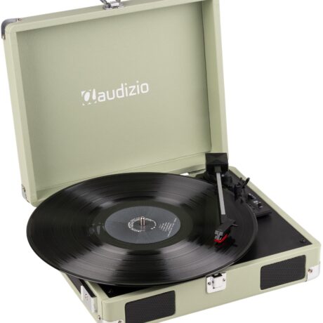 Gira Discos RP111G 33/45/78 RPM (Verde) - AUDIZIO