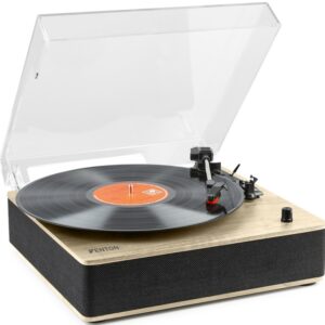 Gira-Discos 33/45/78 RPM Bluetooth (RP161LW) Madeira Clara - FENTON