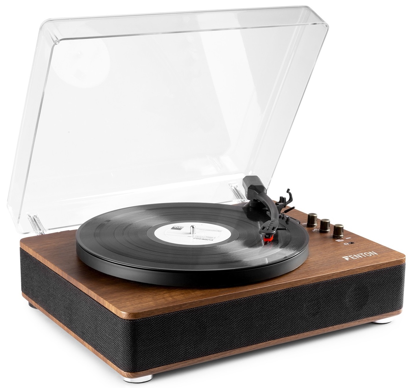Gira Discos Madeira Bluetooth (RP162) - FENTON