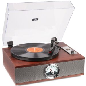 Gira-Discos 33/45/78RPM Vintage c/ Leitor CD (RP180) - FENTON