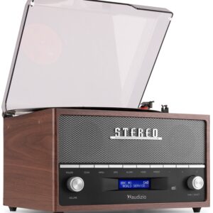 Gira-Discos Retro 33/45/78 RPM DAB+ / FM (FRISCO) - AUDIZIO