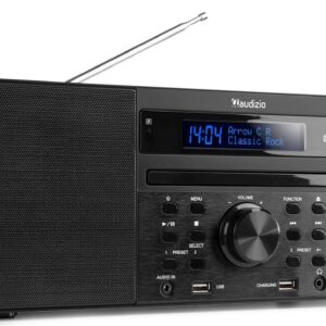 R?dio All-In-One CD/FM/DAB+ Bluetooth 60W (Madeira) - AUDIZIO