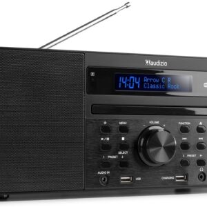 Rádio All-In-One CD/DAB+ Bluetooth 60W (Preto) - AUDIZIO