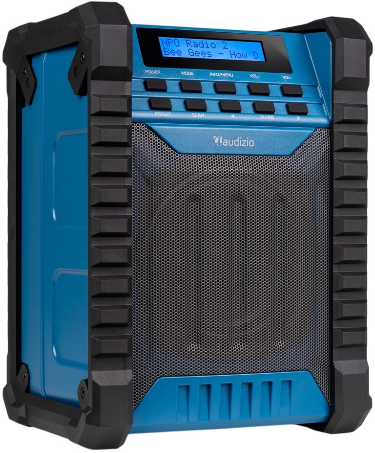 Rádio Temi Jobsite DAB+/FM (Preto/Azul) - AUDIZIO