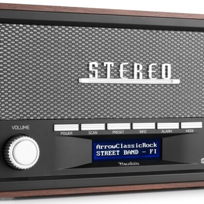 Rádio Retro DAB+ Foggia (Cinza) - AUDIZIO