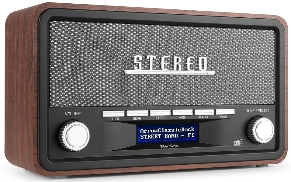 Rádio Retro DAB+ Foggia (Cinza) - AUDIZIO