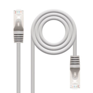 Cabo de Rede RJ45 Cat6e F/UTP Cinzento (1 metro) - Nanocable
