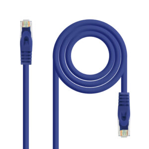 Cabo de Rede RJ45 Cat6a U/UTP Azul (2 mts) - Nanocable