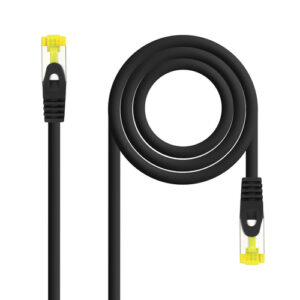 Cabo de Rede RJ45 Cat6a SF/UTP Preto (2 mts) - Nanocable