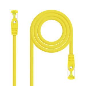 Cabo de Rede RJ45 Cat6a SF/UTP Amarelo (2 mts) - Nanocable