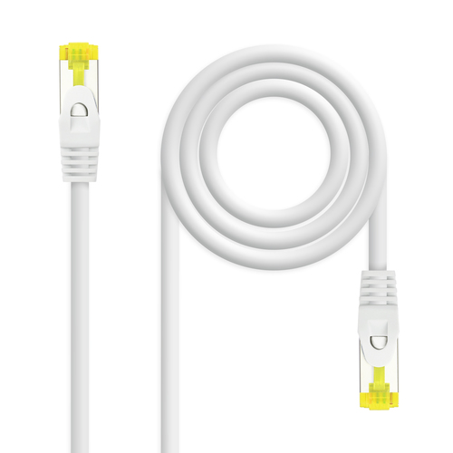 Cabo de Rede RJ45 Cat6a SF/UTP Branco (3 mts) - Nanocable