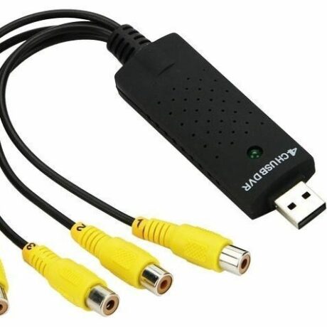 Pen USB 2.0 DVR Easycap p/ 4x Camaras Vigilância