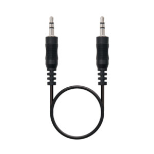 Cabo Jack 3.5mm Macho-Macho 20CM (Preto) - NANOCABLE