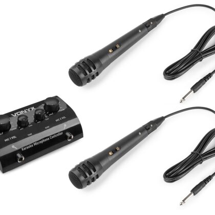 Controlador Karaoke p/ 2 Microfones (AV430B) - VONYX