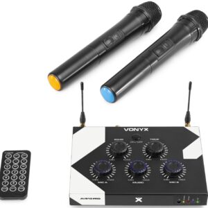 Pack Controlador Pro Karaoke c/ 2 Microfones UHF (AV510) - VONYX