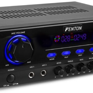 Amplificador de Karaoke Bluetooth MP3/USB/SD 2x 200W (AV440) - FENTON