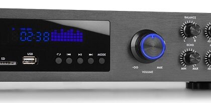 Amplificador Surround Hi-Fi 5.1 Canais 320W BT/FM/SD/USB c/ Display (AV550BT) - FENTON