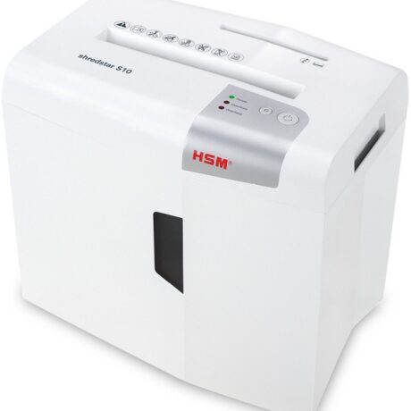 Destruidora de Documentos Shredstar S10 6mm (Prateado/Branco) - HSM