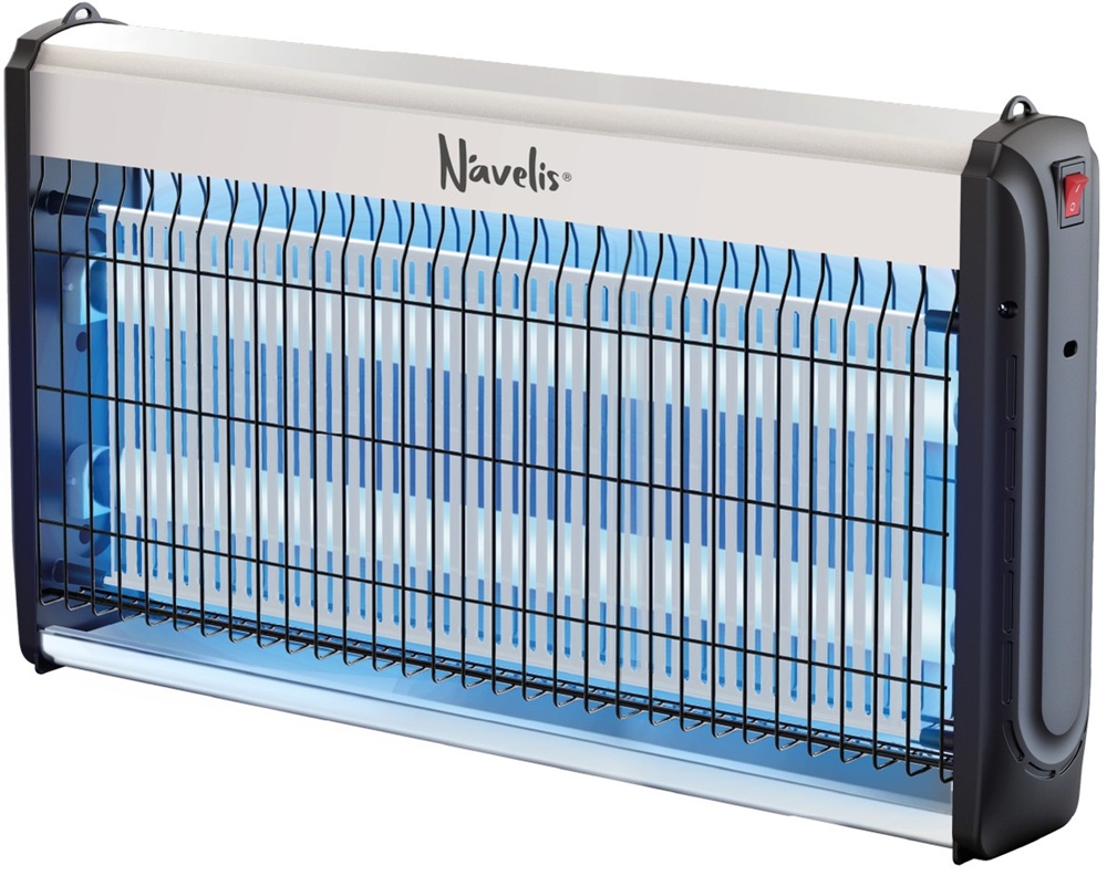 Mata Insetos Eléctrico Dodoma LED 2x 7W (Cinzento/Preto) - NÁVELIS
