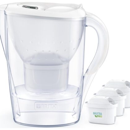 Jarro de Filtro Água Marella 2,4L c/ 3 Filtros Maxtra Pro (Branco) - BRITA