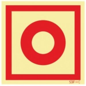 Sinal Seguran?a Contra Inc?ndio - Fotoluminescente (150x150mm)