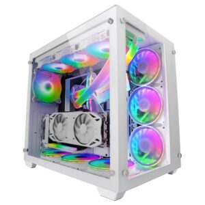 Caixa Gaming Mars Gaming MCV3 E-ATX Branco
