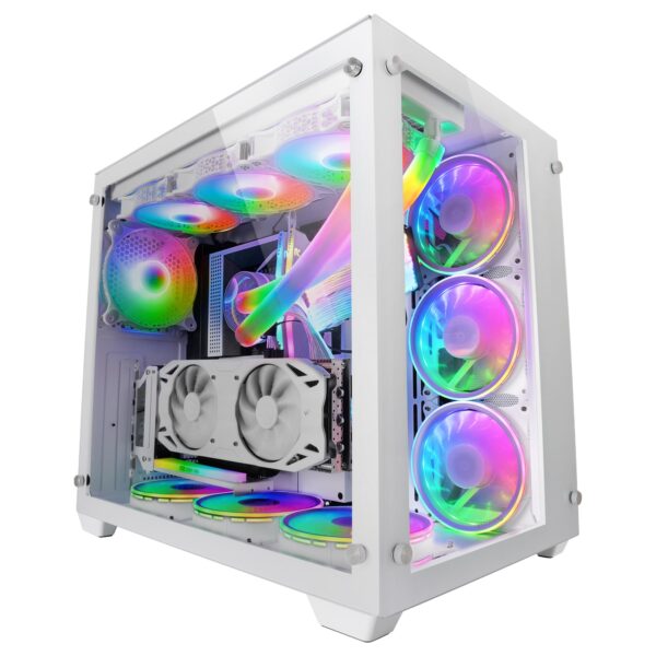 Caixa Gaming Mars Gaming MCV3 E-ATX Branco