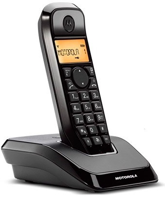 Telefone Digital s/ Fios S1201 (Preto) - MOTOROLA