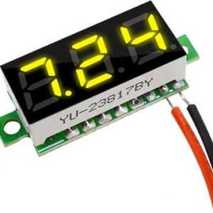 Voltímetro Digital LED 0,28 (3,5...30VDC) - Amarelo