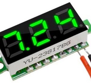 Voltimetro Digital LED 0,28 (3,5...30VDC) - Verde