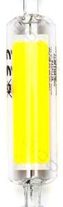 Lampada LED R7S 78mm 4,5W Branco Frio 6000K 450Lm - Vidro